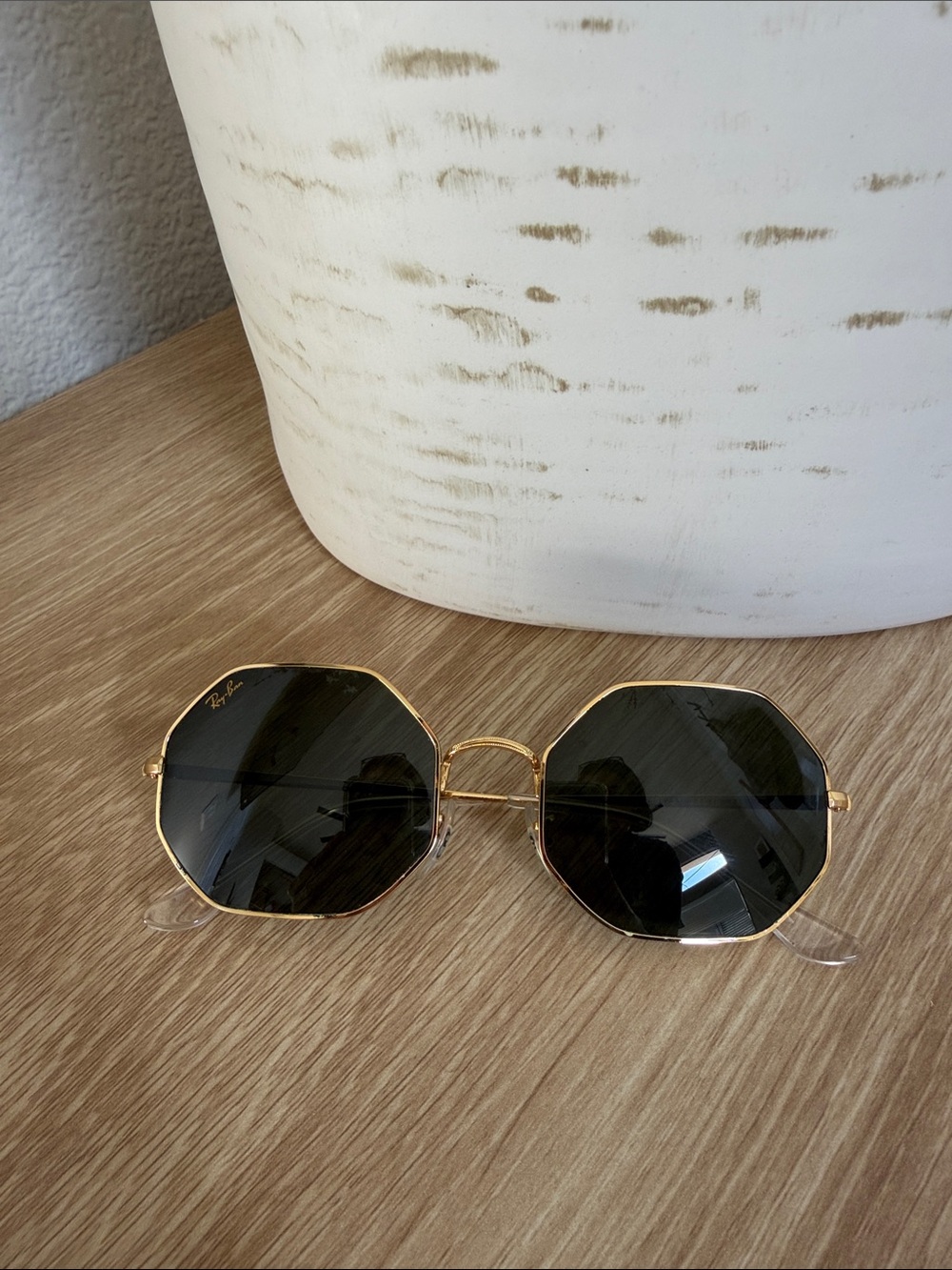 Ray-Ban Gold Frame Women's Sunglasses